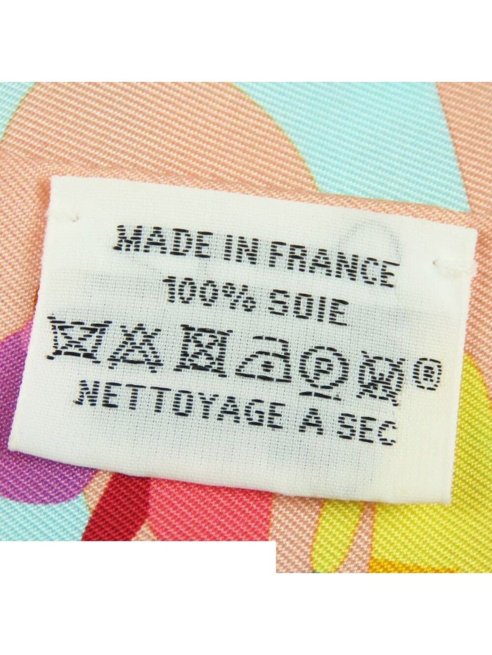 Hermes Twilly 09 Rose Poodle Blue Multicolor Silk Figure Libre Scarf - Picture 5 of 9